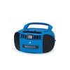 GPX BCA209BU Portable Am/FM Boombox with CD and Cassette Player, Blue view 3