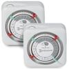 Intermatic TN111K 15-Amp Indoor Timer - Versatile 24-Hour Control - Easy Manual Override and Single 2-Prong Design (2 Pack) view 1