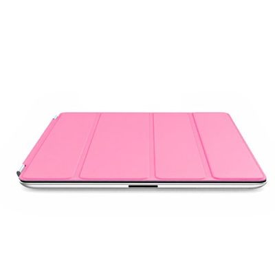 4 in 1 for Apple iPad 4 iPad 3 iPad 2 Sleep Wake up function Ultra thin Smart Leather Case Screen Guard Stylus Pen Cloth Set Pink