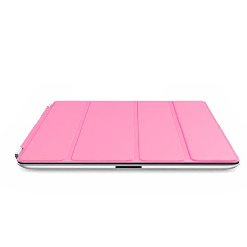 4 in 1 for Apple iPad 4 iPad 3 iPad 2 Sleep Wake up function Ultra thin Smart Leather Case Screen Guard Stylus Pen Cloth Set Pink