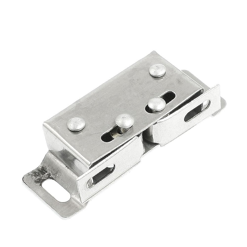 Uxcell 50mm Long Double Ball Catch Cupboard Door Latch Stainless Steel