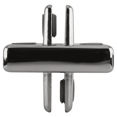 CRL Chrome Four-Way 90 Degree Adjustable Shelf Connector