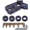 Yescom 5-in-1 PEX Crimping Tool PEX-a Repair Kit for 3/8" 1/2" 5/8" 3/4" 1" view 2