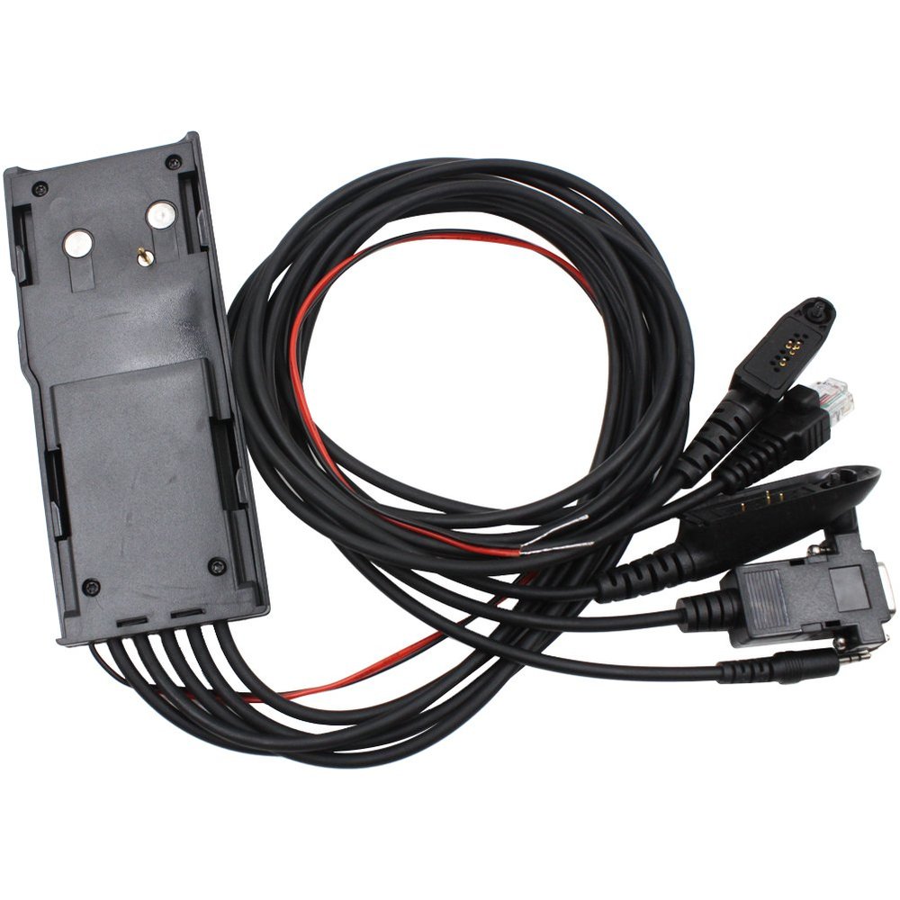 TENQ 5 in 1 Programming Cable for Motorola Gp300 Gm300 Gr1225 M110 Two-Way Radios Rpc-m300xx
