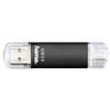 Hama Laeta Twin OTG USB 3.0 Flash Drive Black 64 GB view 2