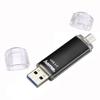 Hama Laeta Twin OTG USB 3.0 Flash Drive Black 64 GB view 3