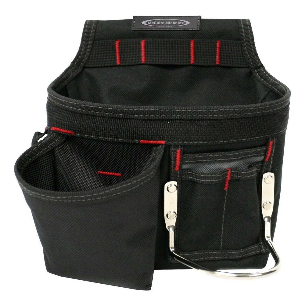 McGuire-Nicholas 23020-Q Mini Carpenter Pouch Quad Series, Black