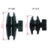 REC-MOUNTS Bike Mount Set for Digital Cameras and Wearable Cameras REC-B21-BB-318(CNA) M view 2