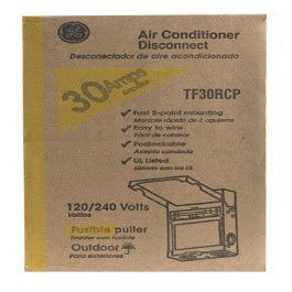 Ge Disconnect Fusible 30 Amp Boxed