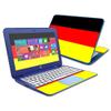 MightySkins Skin Compatible with HP Stream 11" (2014) - German Flag | Protective, Durable, and Unique Vinyl Decal wrap Cover | Easy to Apply, Remove, and Change Styles | Made in The USA view 1