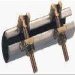 BK Products 2 in. Galvanized 430 Stainless Steel Pipe Repair Clamp