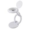 Three R System 3R Three-Ring System Portable Stand Magnifier with LED Multi-Loupe [viacurio] Lens Magnification of About 3 Times with Folding Strap White 3R-LIGHT-04WH, Clear view 1
