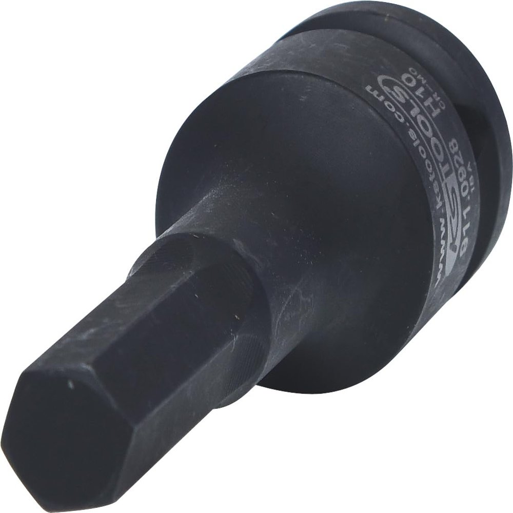 KS TOOLS 1/2" Impact bit Socket Hexagon, 10mm, on Hang tag