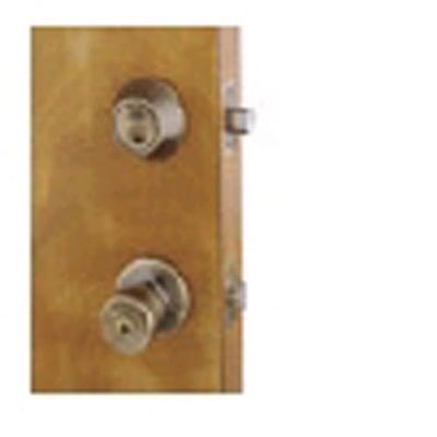 Homeplus Knob Door Lock Entry 1-3/8"To1-3/4 Antique Brass