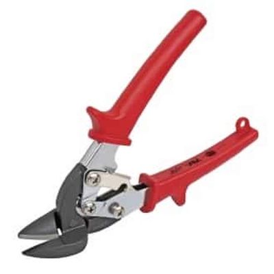 Malco AVs Mini Aviation Snips 7-1/8 Inch, 24 ga. capacity, Maneuverable Compact Length, Spring-actuated, handle (Left Cutting, Forged Steel Jaws, 7-1/8 Inch)
