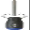 Bondhus 50005 ClickSet TLD Screwdriver Handle and Blade Set with TuffKote Finish, Includes 5.3 in-lb./0.6Nm Handle and T6 Blade Tip view 1