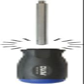 Bondhus 50010 ClickSet TLD Screwdriver Handle and Blade Set with TuffKote Finish, Includes 10.6 in-lb./1.2Nm Handle and T8 Blade Tip
