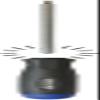 Bondhus 50010 ClickSet TLD Screwdriver Handle and Blade Set with TuffKote Finish, Includes 10.6 in-lb./1.2Nm Handle and T8 Blade Tip view 1