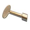 CANTERBURY ENTERPRISES Blue Flame Silver Brass Zinc Gas Valve Key view 1