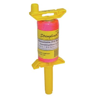 Stringliner 25162 1/8" Lb Braided Pink NylonPro ReelReloadable Construction Ln