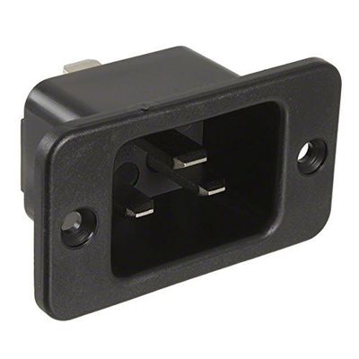 SCHURTER 6163.0004 1621 APPLIANCE INLET 16A 70(deg)C (50 pieces)