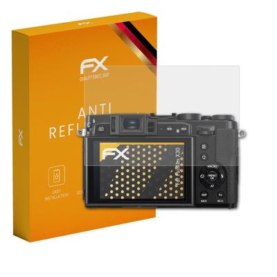 atFoliX Screen Protector compatible with Fujifilm X30 Screen Protection Film, anti-reflective and shock-absorbing FX Protector Film (3X)