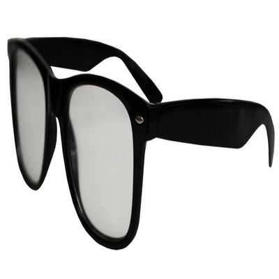Black Plastic Diffraction Firework Glasses