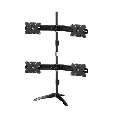 Aavara DS410 60 Inch Fixed Flat Panel Floor Stand Black Flat Panel Floor Stand (Black, Fixed Flat Panel Floor Stand, Aluminium, Steel, 152.4 cm (60 Inches), TV, 8 kg)