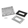 Legrand Wiremold 828GFITCAL OmniBox/Modulink Rectangular GFCI Cover Plate, Brushed Aluminim (1 Pack) view 1
