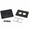 Legrand Wiremold 828PR-BLK OmniBox/Modulink Rectangular Plastic Duplex Cover Plate, Black (1 Pack) view 1