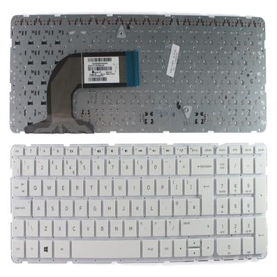 Power4Laptops UK Layout White Replacement Laptop Keyboard Compatible with HP Pavilion 15-n021TX