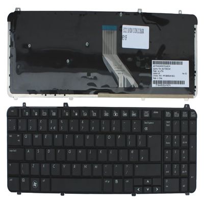 Power4Laptops UK Layout Black Replacement Laptop Keyboard Compatible with HP Pavilion DV6-1135TX