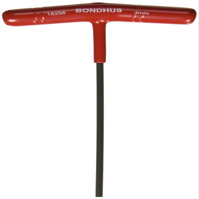 3.0mm Hex T-Handle 6" Length Tagged & Barcoded