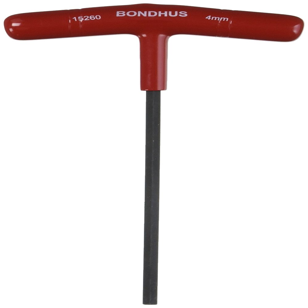 4.0mm Hex T-Handle 6" Length Tagged & Barcoded
