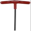 4.0mm Hex T-Handle 6" Length Tagged & Barcoded view 1