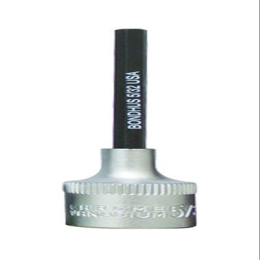 Bondhus 43209 5/32" ProHold 3/8" Drive Socket Hex Bit with ProGuard Finish, 2"