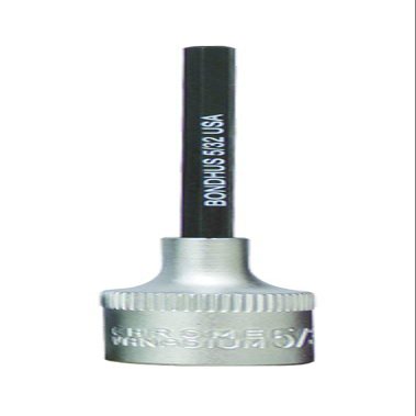 Bondhus 43209 5/32" ProHold 3/8" Drive Socket Hex Bit with ProGuard Finish, 2"