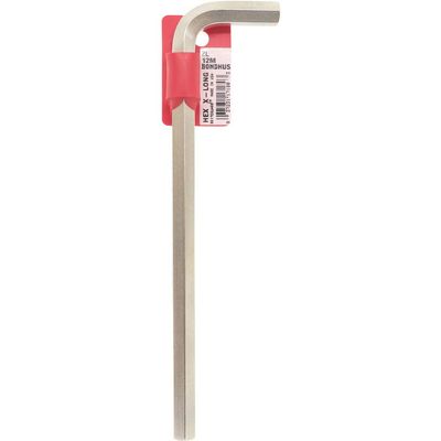 12mm BriteGuard Plated Hex L-Wrench - Xlong Tag/Barcoded