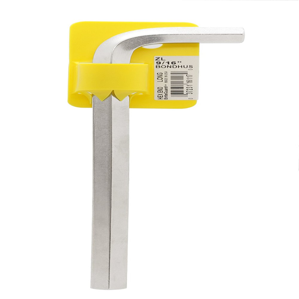 9/16" BriteGuard Plated Hex L-Wrench - Long Tag/Barcoded