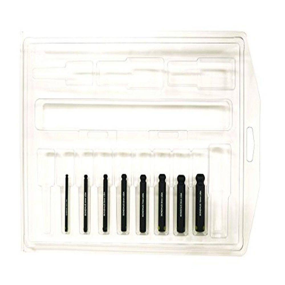 "Bondhus 31487 ProHold Socket Ball Bit Set w/ProGuard Finish, 2"", 8 Piece", multi, one size