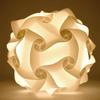 Lightingsky Ceiling Pendant DIY IQ Jigsaw Puzzle Lamp Shade Kit with 40 Inch Hanging Cord (White, XL- 16 inch) view 2