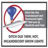 MiracleLED 604758 11W A19 Grow Room Specialty Light with Green LED Bulb, Omni directional, 4-Pack view 4