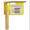 Bondhus 38062 Tagged and Barcoded 4.5mm Ball End Tip Hex Key L-Wrench with GoldGuard Finish, 114mm view 1