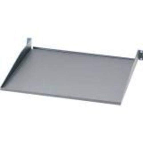 Panduit 1RU 19" Front Mount Rack Shelf - 1U Rack Height x 19" Rack Width - Rack-mountable - Black - Steel - 30 lb Maximum Weight Capacity - TAA Compliance