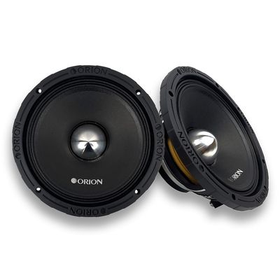 ORION HCCA84N HCCA Series 8 Ultra Efficient Neodymium Midrange Loudspeaker, 2000W Max Power, 500W RMS, 4 Ohm, 2.5 Voice Coil - High Output Pro Car Audio Stereo, Premium Quality Speaker (Pair)