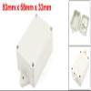 uxcell Plastic Dustproof IP65 Sealed DIY Joint Electrical Junction Box Light Gray 83mm x 58mm x 33mm view 2