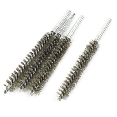 uxcell 16cm Long 18mm Dia Stainless Steel Wire Tube Cleaning Brush 5 Pcs