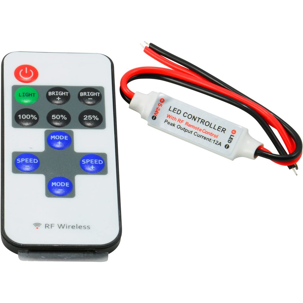 ABI Mini Controller Inline Dimmer Switch for LED Strip Lights