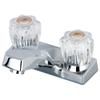 Kingston Brass FB101LP 3-3/8-Inch in Spout Reach Columbia 4-Inch Centerset Faucet Without Pop-Up, Polished Chrome view 1