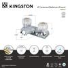 Kingston Brass FB101LP 3-3/8-Inch in Spout Reach Columbia 4-Inch Centerset Faucet Without Pop-Up, Polished Chrome view 3
